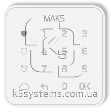 Беспроводная клавиатура Maks Keypad mini белая