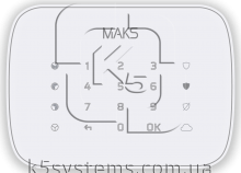 Сенсорная беспроводная клавиатура MAKS Keypad белая